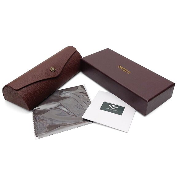 Matsuda M3120 Cat Eye Sunglass | Bordeaux - Pale Gold | Grey Solid Lenses (0391) main image 9